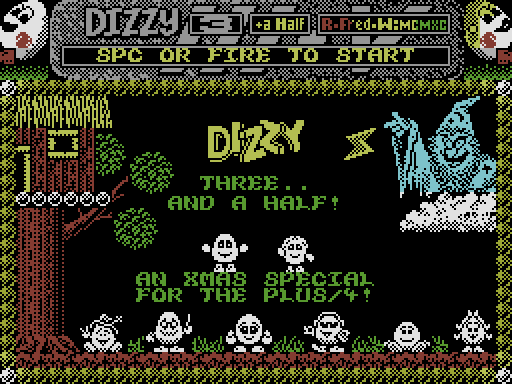 Dizzy 3 and a Half (Commodore Plus/4 Port) artwork