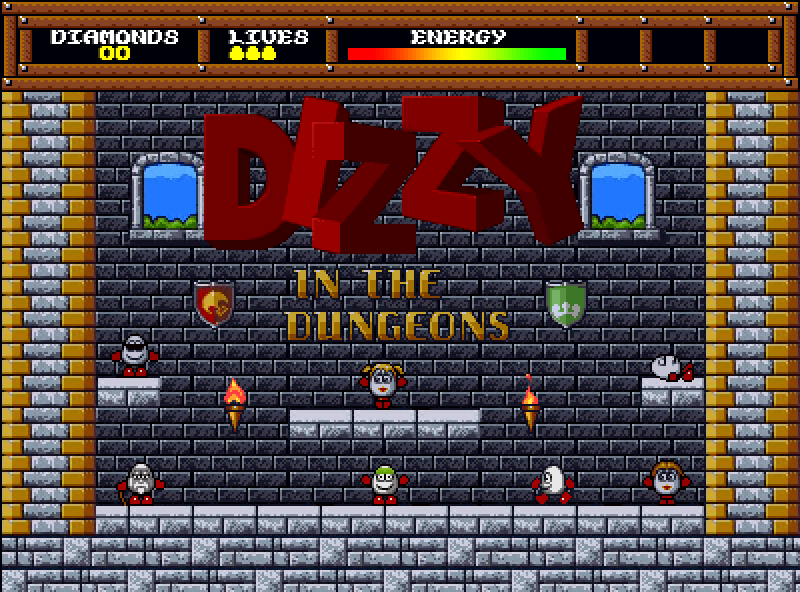 Dizzy in the Dungeons (DizzyAGE Remake) artwork