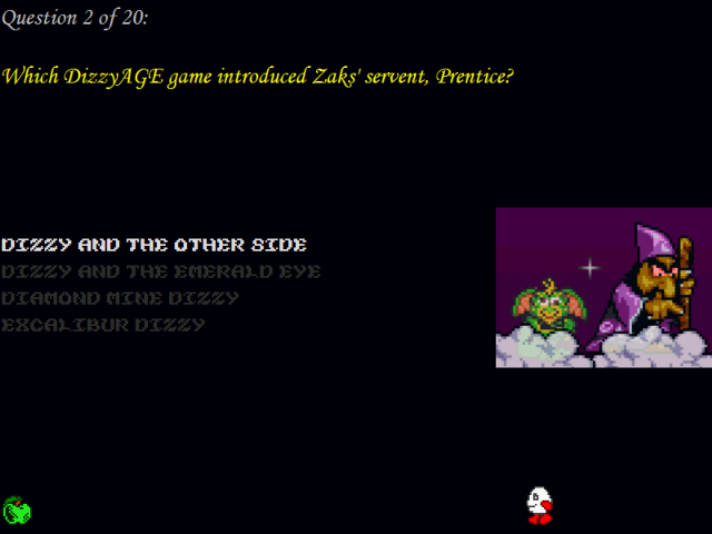 Dizzy Trivia 2008 screenshot