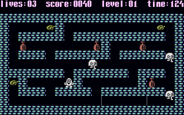 Fast Food (Commodore Plus/4 Game) screenshot