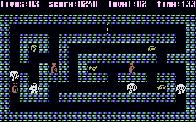 Fast Food (Commodore Plus/4 Game) screenshot