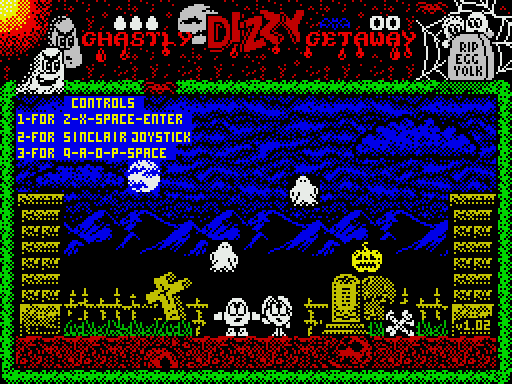 Ghastly Getaway Dizzy (Spectrum Remake) artwork
