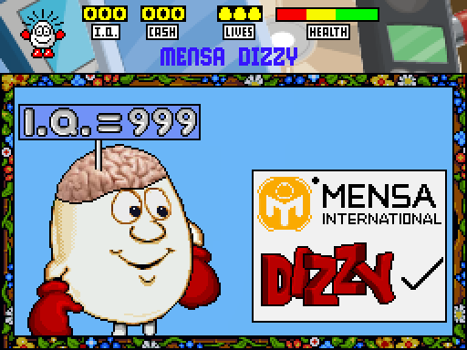 Mensa Dizzy artwork