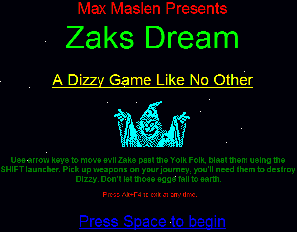 Zaks' Dream artwork