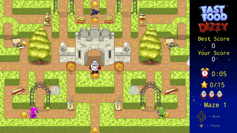 Fast Food Dizzy (Nintendo Switch Fuze Remake) screenshot