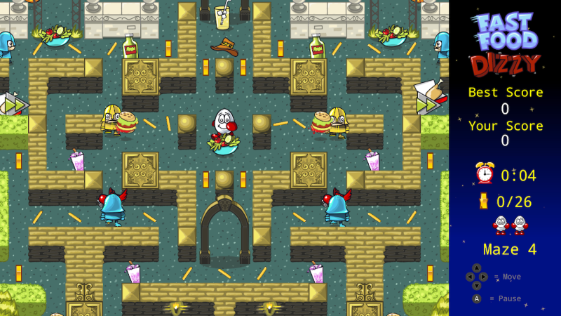 Fast Food Dizzy (Nintendo Switch Fuze Remake) screenshot