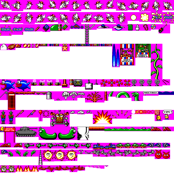 Giddy2 Sprites