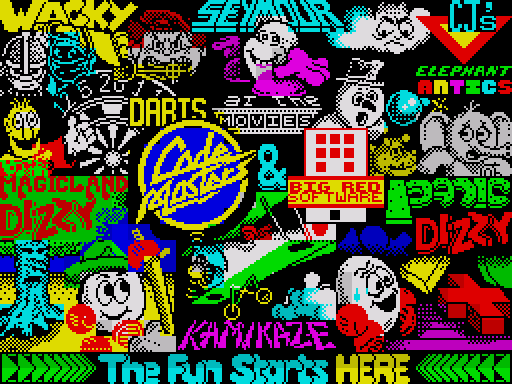 Codemasters and Big Red Software - In-game Advert #1 (Spectrum)