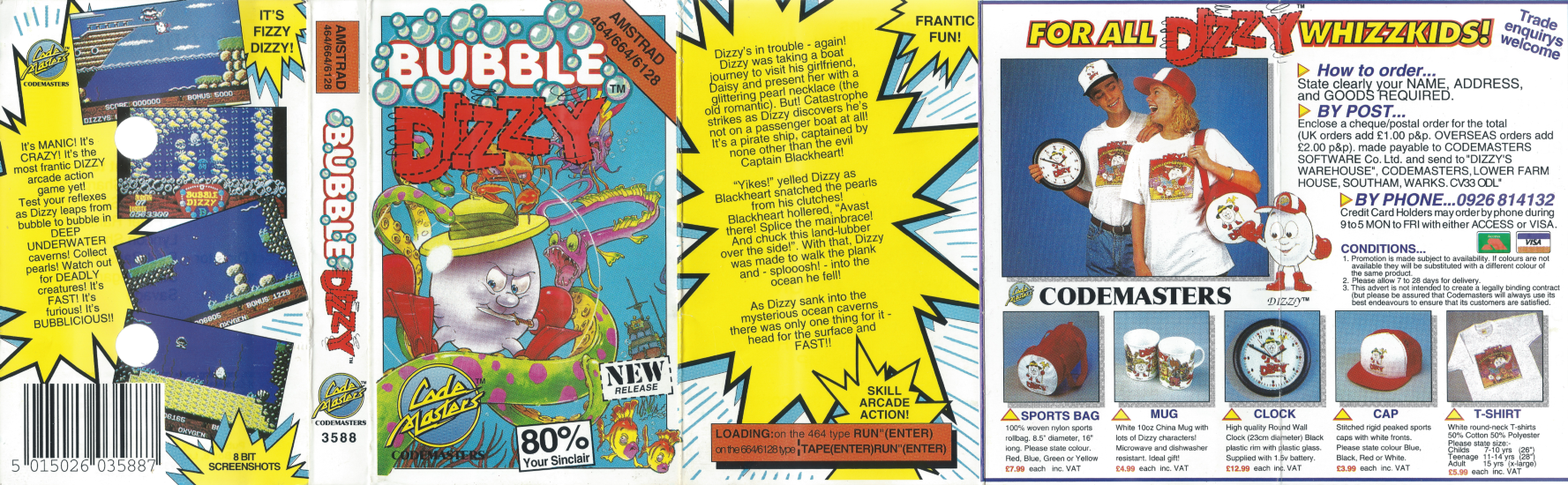 Bubble Dizzy - Amstrad Front
