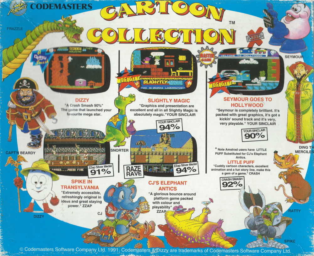 Cartoon Collection - C64 Back