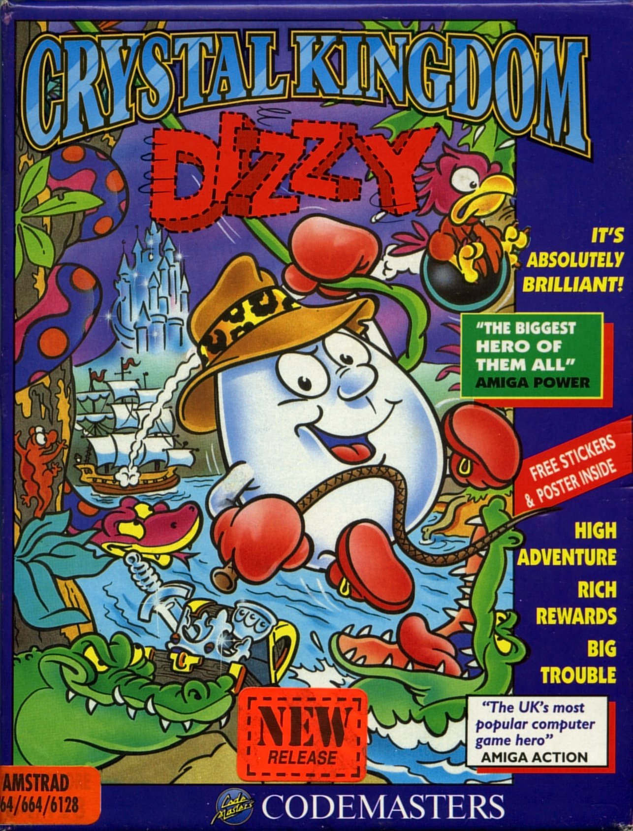 Crystal Kingdom Dizzy - Amstrad Front