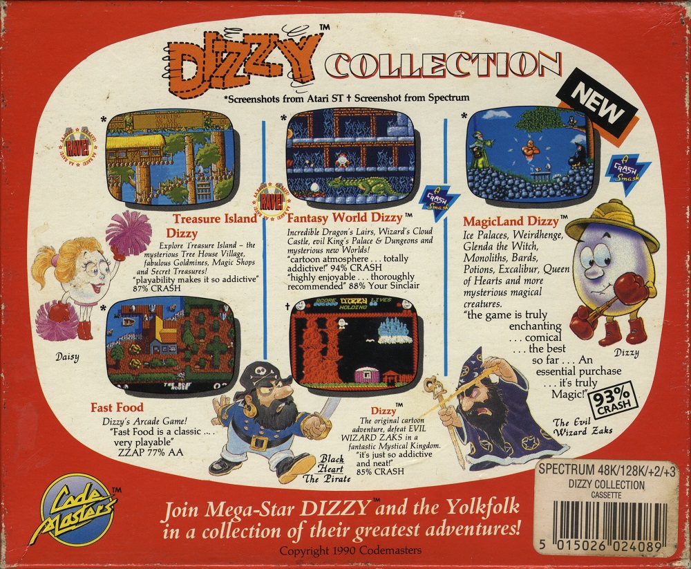 Dizzy Collection - Spectrum Back