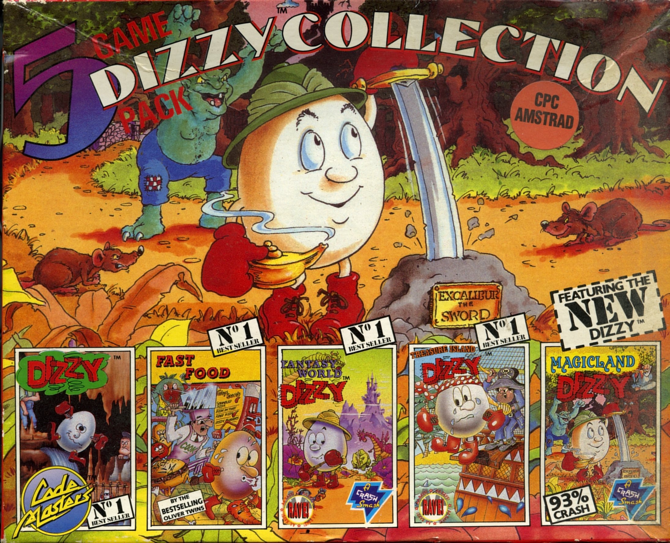 Dizzy Collection - Amstrad Front