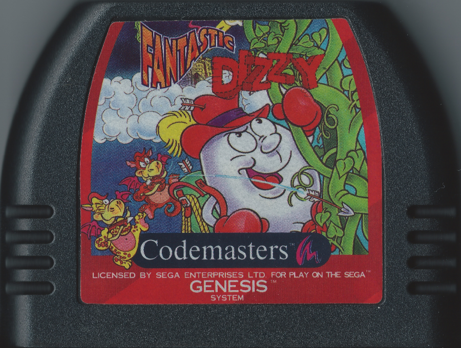 Fantastic Dizzy - Genesis Cartridge
