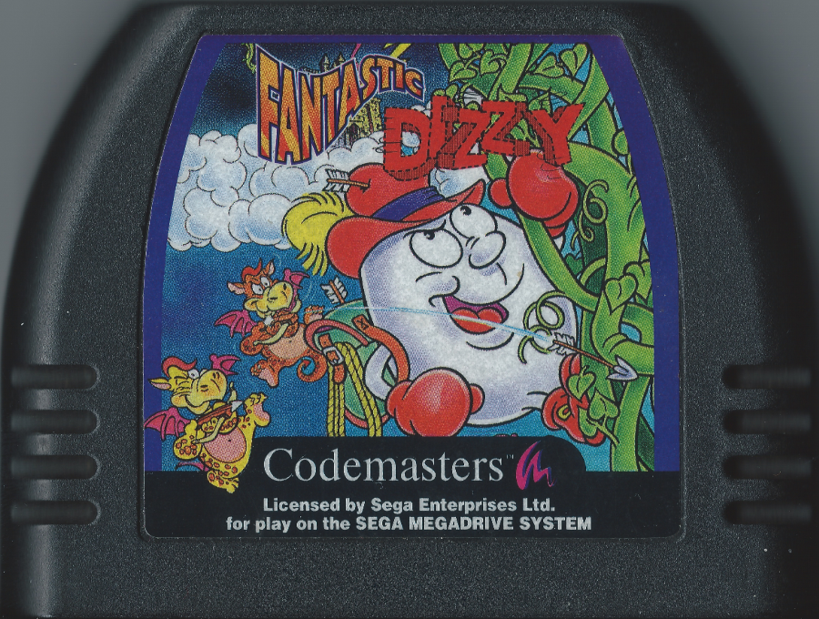Fantastic Dizzy - Mega Drive Cartridge