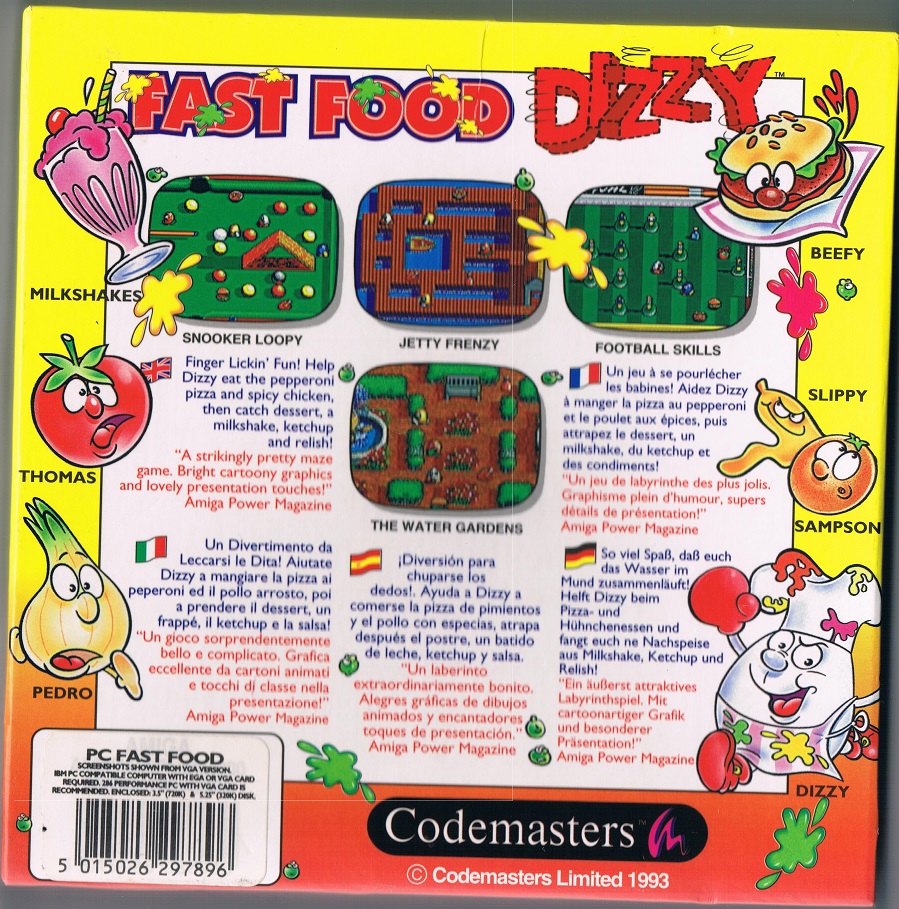 Fast Food - PC Back