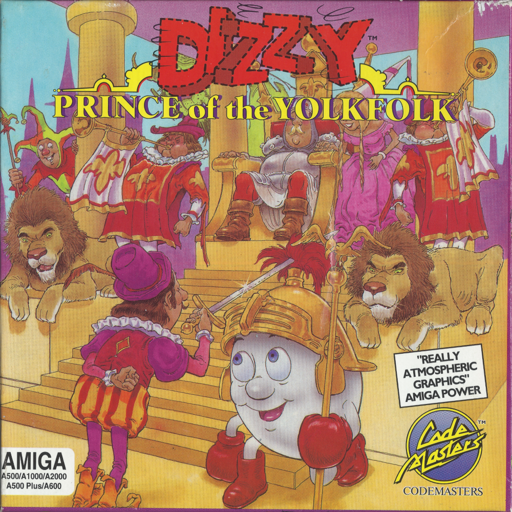 Dizzy - Prince Of The Yolkfolk - Amiga Front
