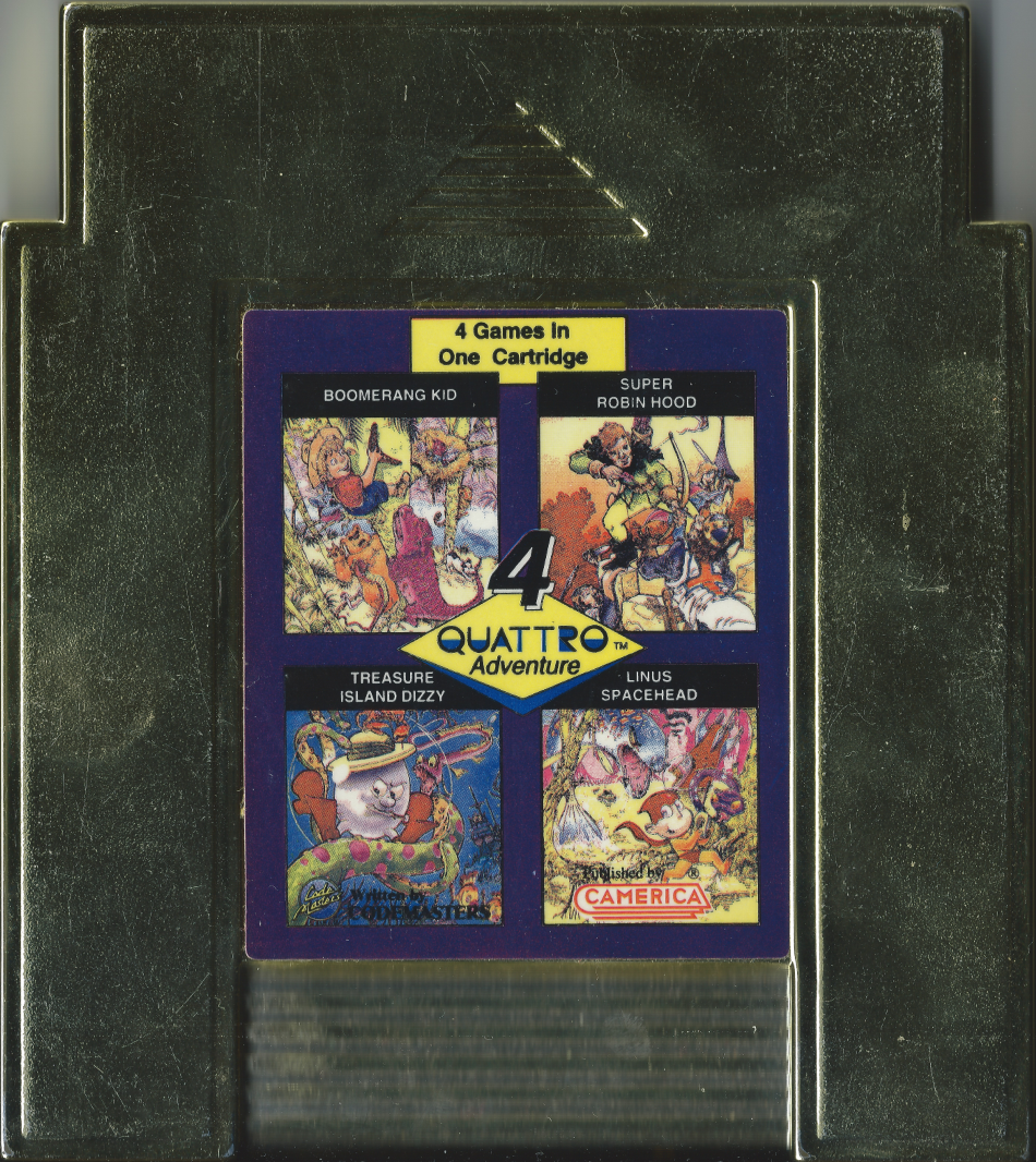 Quattro Adventure - NES Cartridge