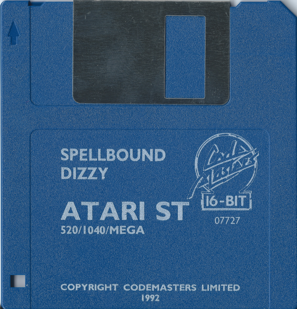 Spellbound Dizzy - Atari ST Disk