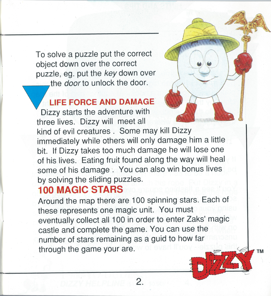 FantasticAdventuresOfDizzy_NES_Manual-Page02