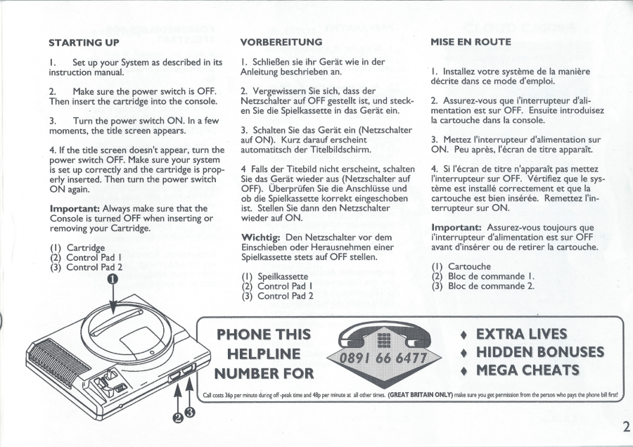 FantasticDizzy_SEGAMegaDrive_Manual-Page02
