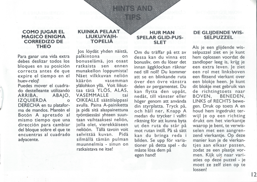 FantasticDizzy_SEGAMegaDrive_Manual-Page12