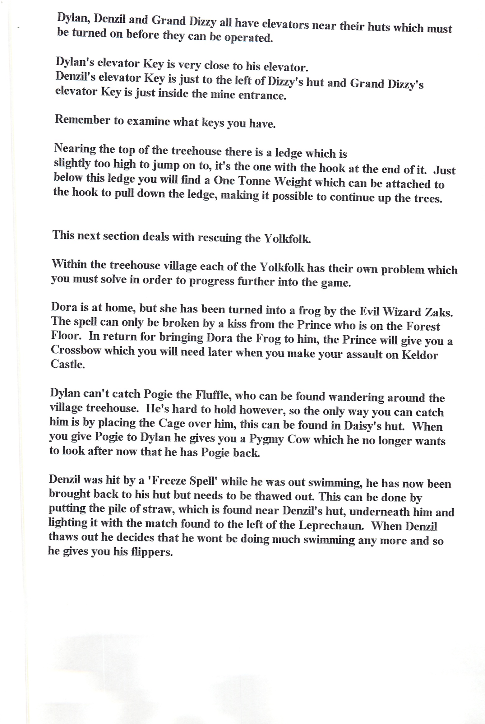 Fantastic Dizzy - Helpline Transcript #5