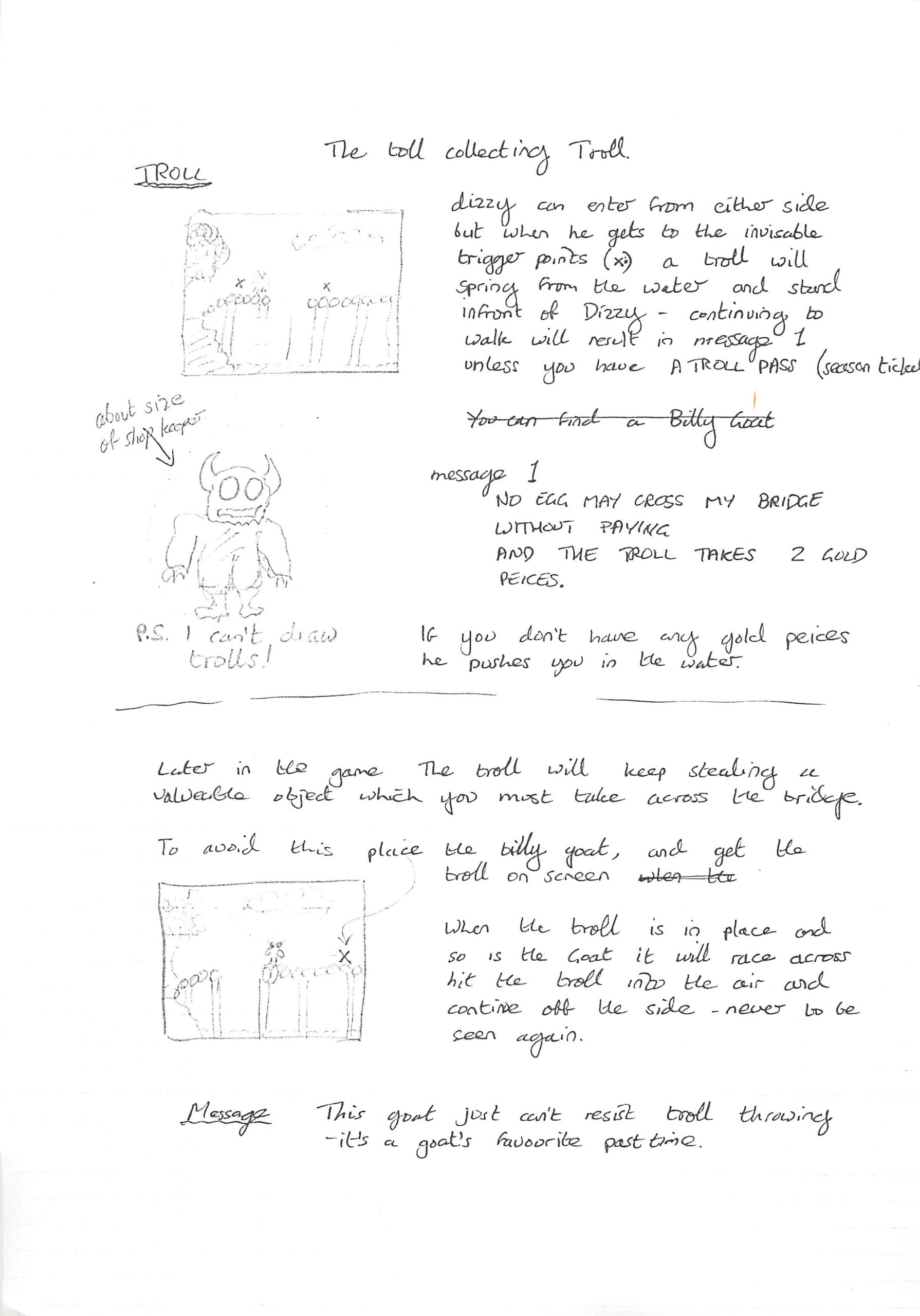 Fantasy World Dizzy - Early Idea #2