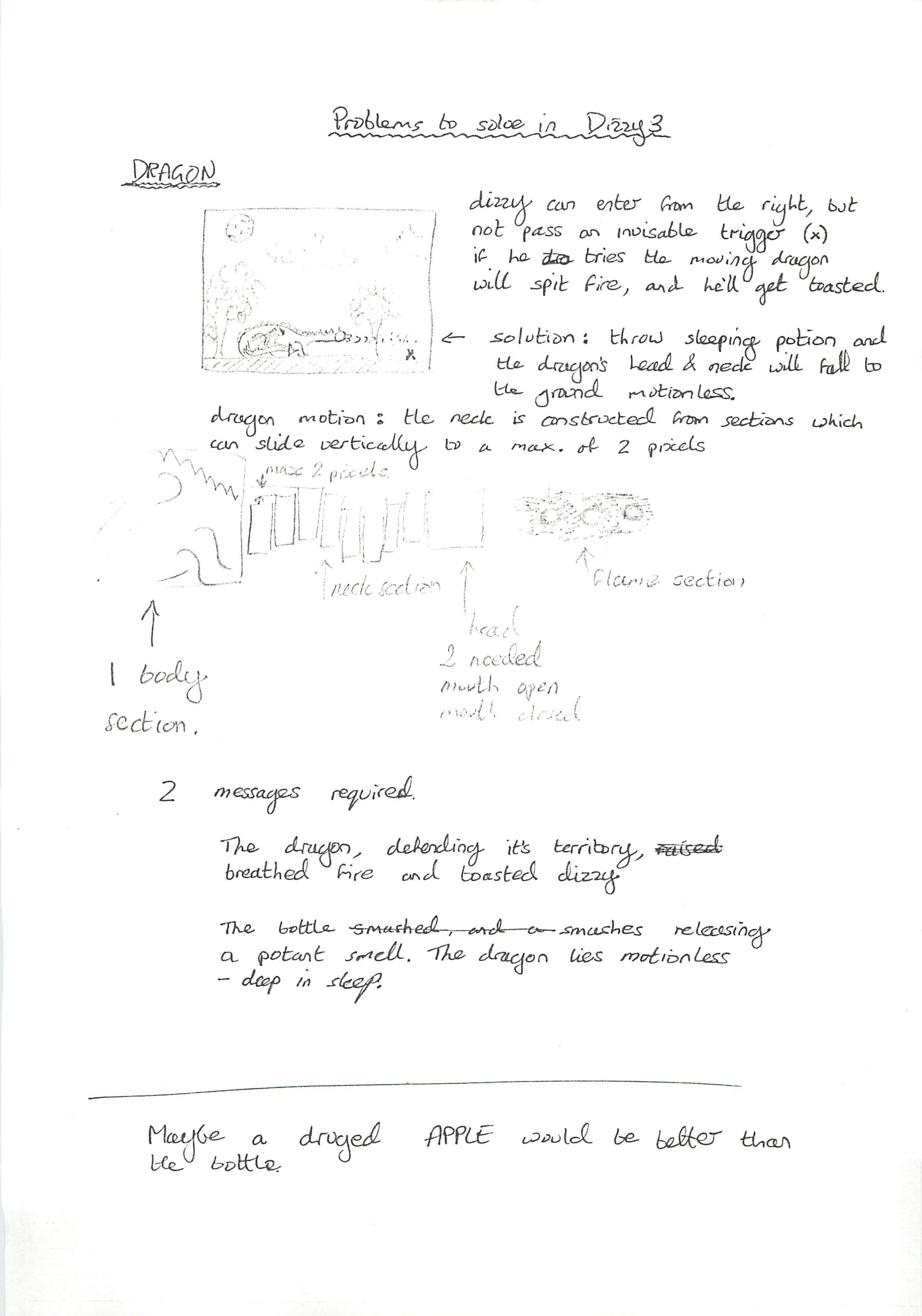 Fantasy World Dizzy - Notes #4