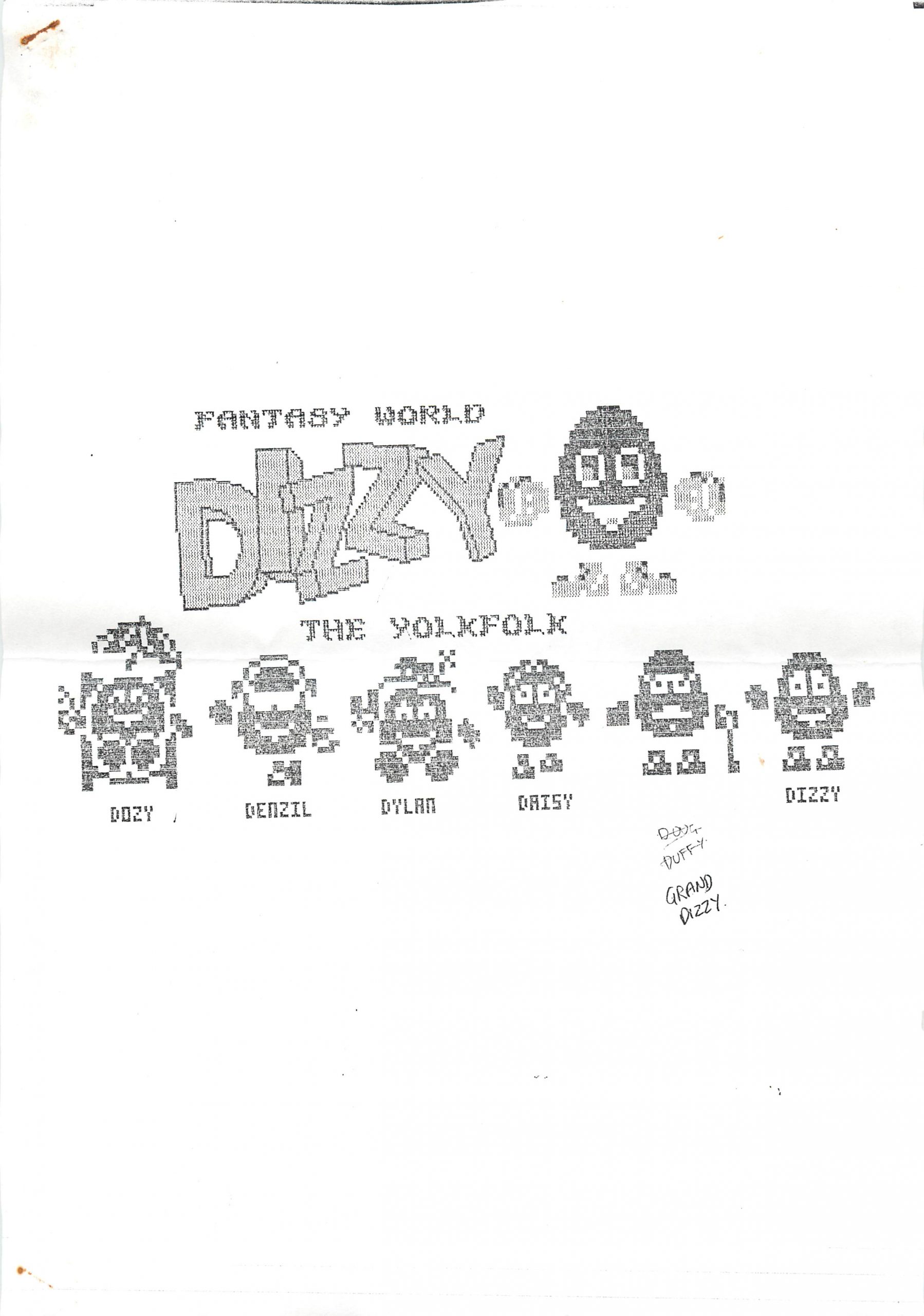 Fantasy World Dizzy - Yolkfolk Print