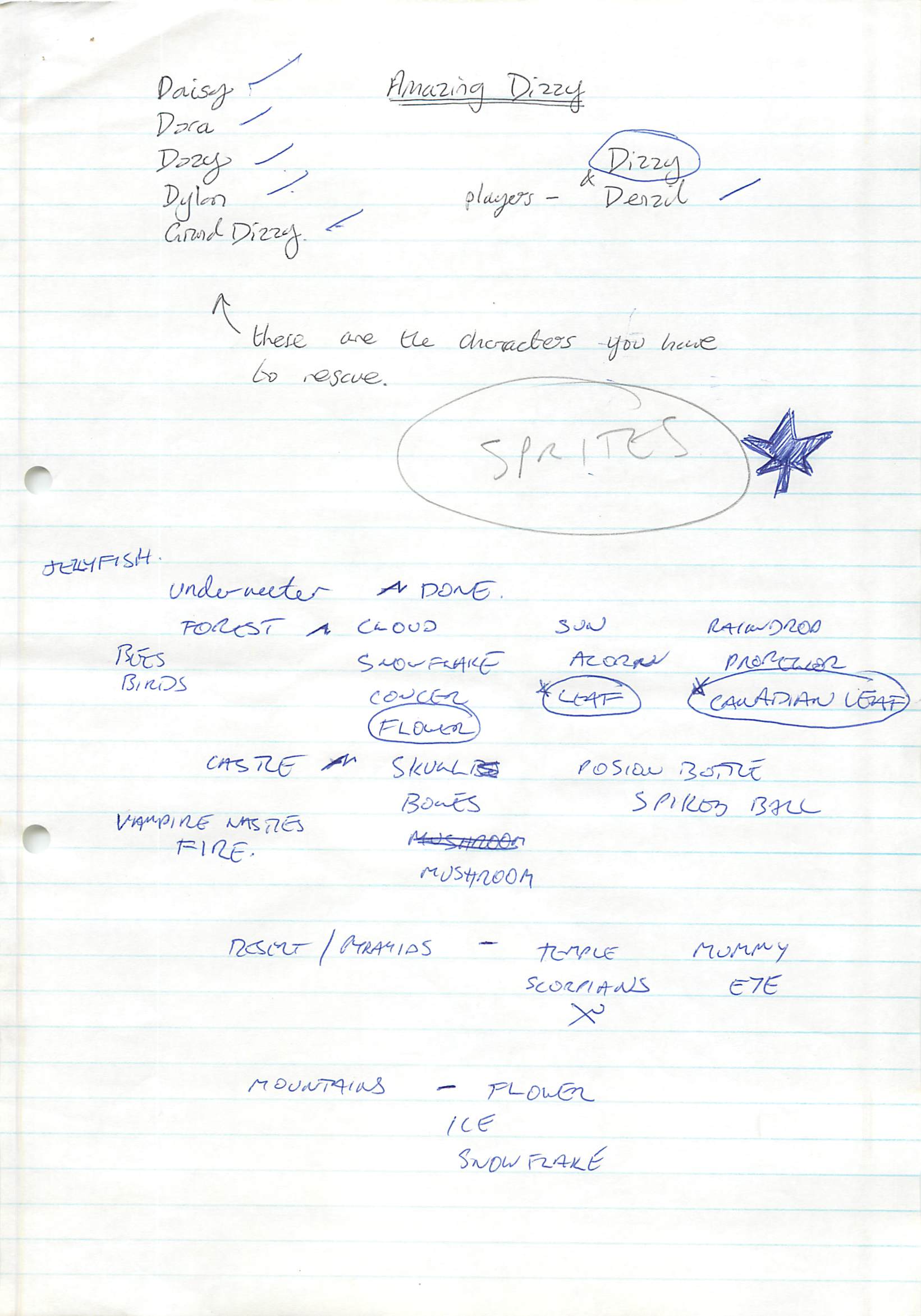 Go! Dizzy Go! - Notes #9