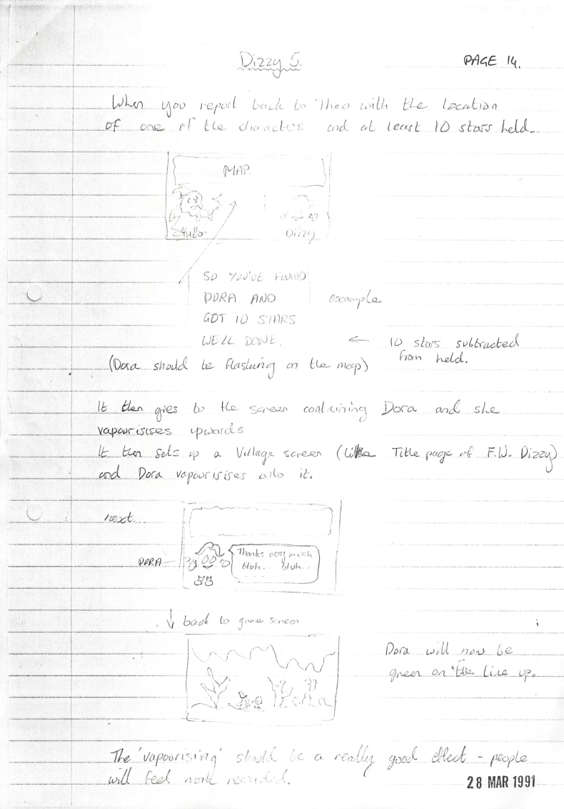 Spellbound Dizzy - Early Ideas #14