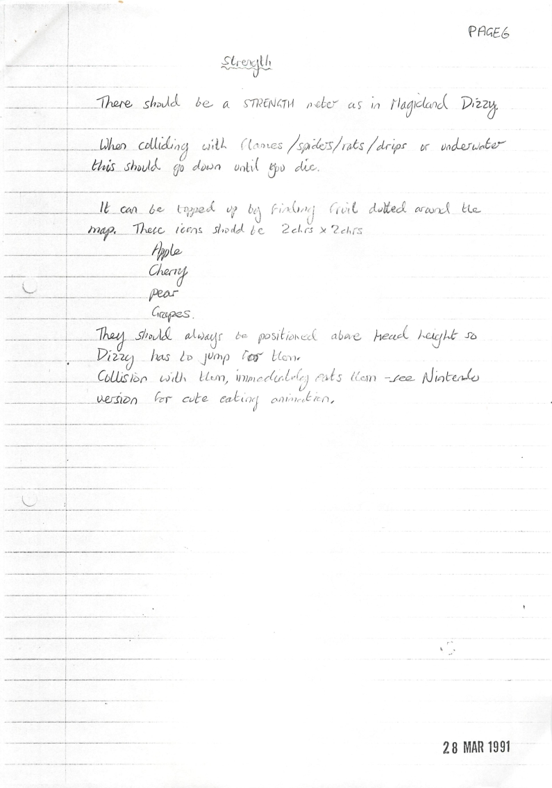 Spellbound Dizzy - Early Ideas #6