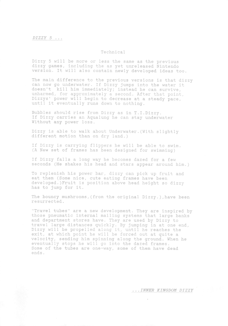 Spellbound Dizzy - Notes #1