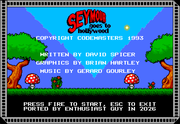 Seymour Goes to Hollywood (2026 PC Remake) artwork