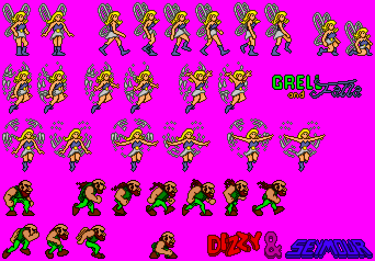 Sprite Sheet: Dizzy And Seymour - Characters - Other #2