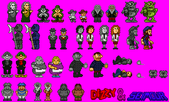 Sprite Sheet: Dizzy And Seymour - Characters - Other #3