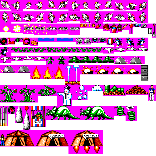Sprite Sheet: Giddy 1 - Sprites