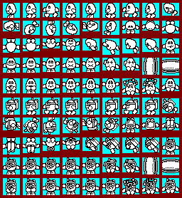 Sprite Sheet: Spellbound Dizzy - Spectrum Sprites - Dizzy